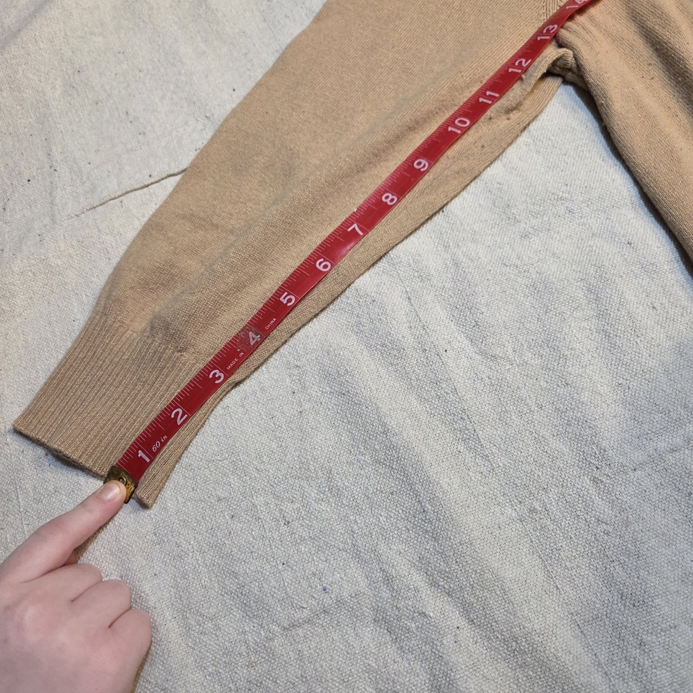 Women's Tan Sweater with Dog Design - Picture 2 of 4